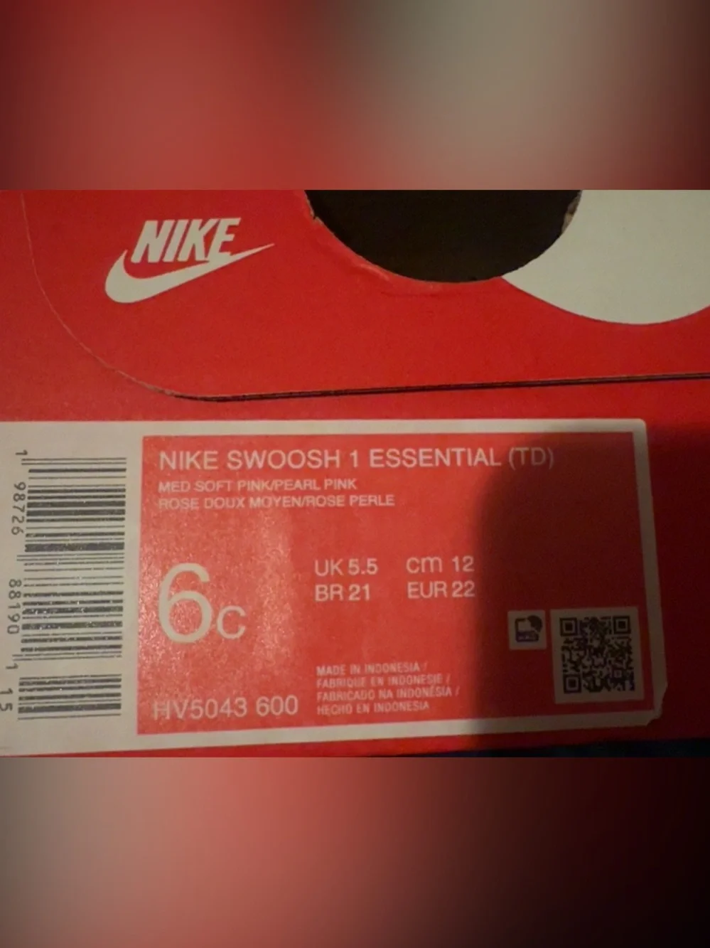 Nike Swoosh 1 Essential Baby/Toddler Shoes